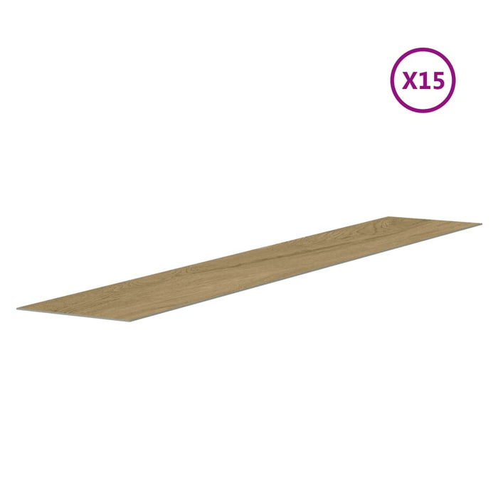 Panouri de perete aspect lemn, maro, 2,06 m², PVC - WALTI WALTI