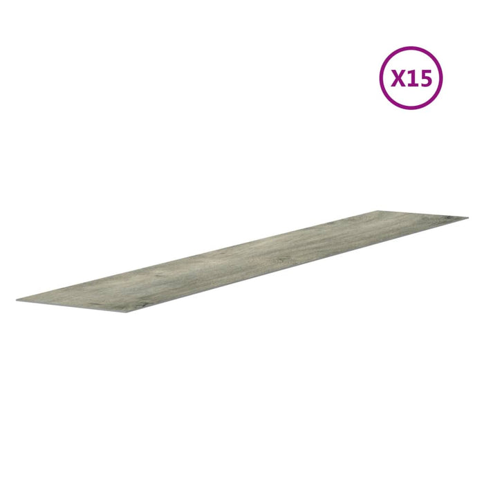 Panouri de perete aspect lemn, gri, 2,06 m², PVC WALTI