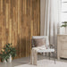 Panouri de perete aspect lemn, maro, 2,06 m², PVC - WALTI WALTI