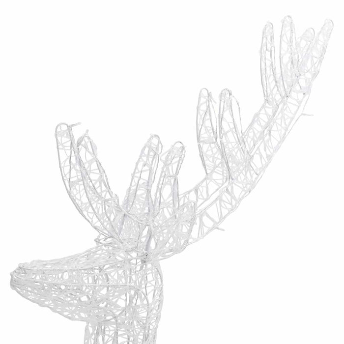 Ren de Crăciun 250 LED-uri, 3 buc., alb cald, 180 cm, acril XXL WALTI