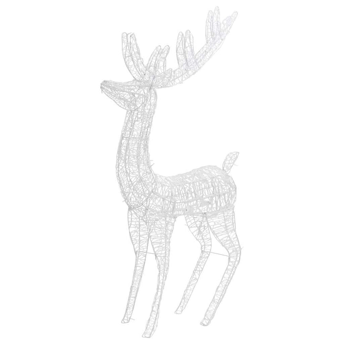 Ren de Crăciun 250 LED-uri, 3 buc., albastru, 180 cm, acril XXL WALTI