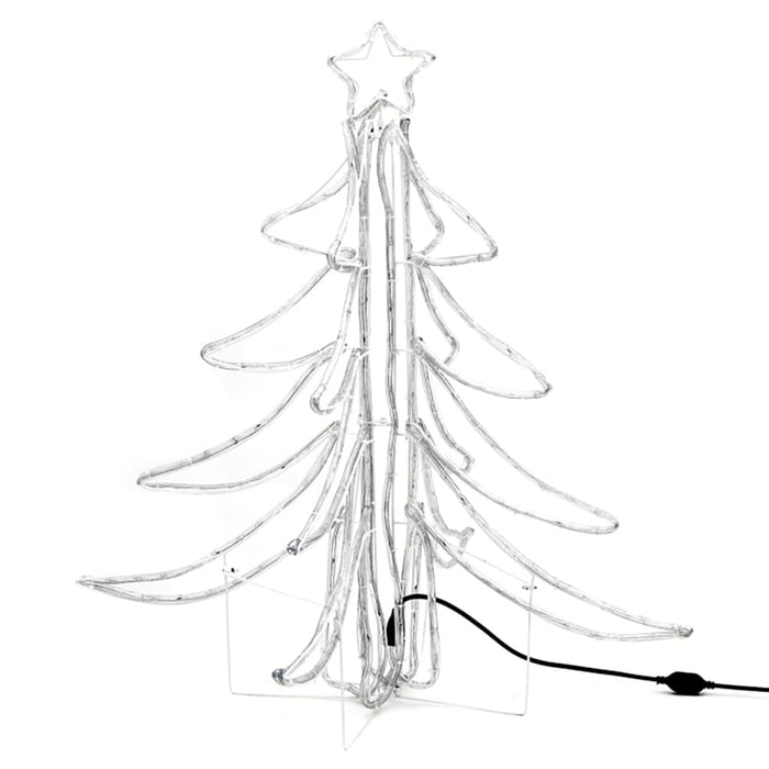 Figurină brad de Crăciun pliabil LED 3 buc alb cald 87x87x93 cm - WALTI WALTI