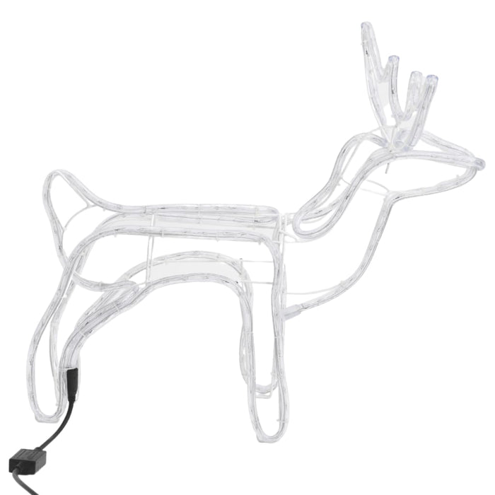 Set de figurine ren de Crăciun, 3 piese, alb rece - WALTI WALTI