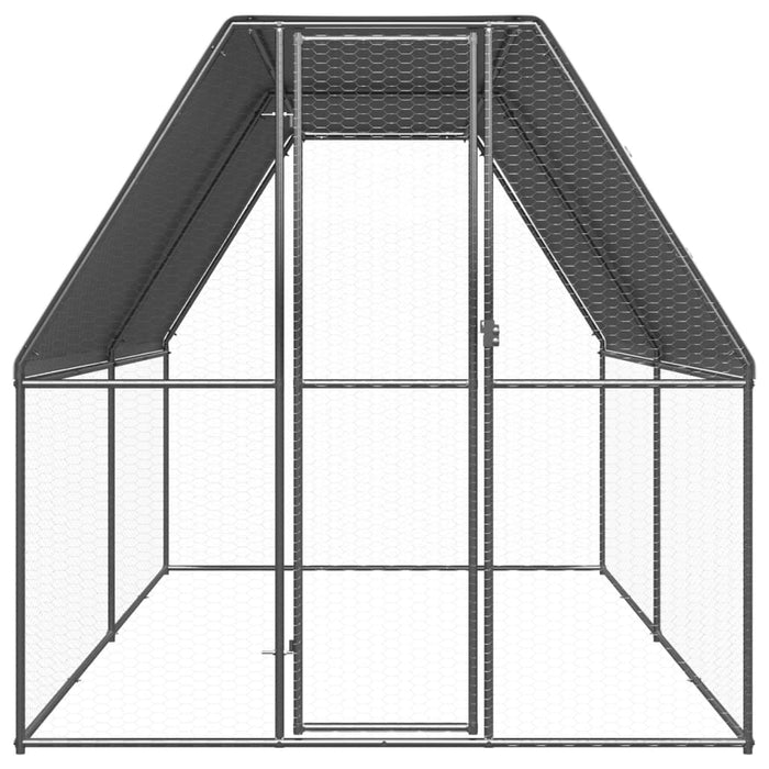Coteț de păsări pentru exterior, 2x4x2 m, oțel galvanizat - WALTI WALTI