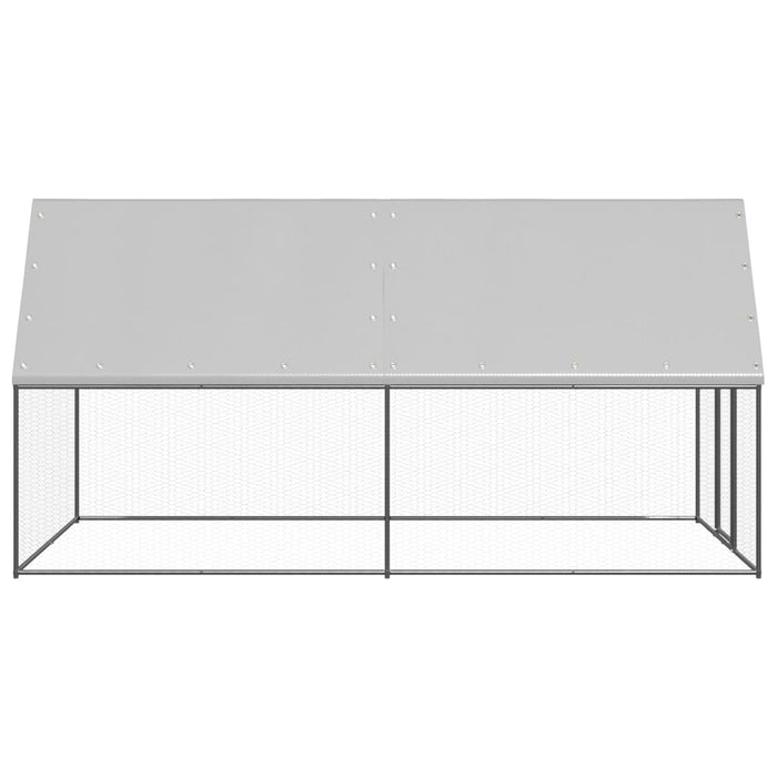 Coteț de păsări pentru exterior, 2x4x2 m, oțel galvanizat - WALTI WALTI