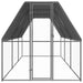Coteț de păsări pentru exterior, 2x6x2 m, oțel galvanizat - WALTI WALTI