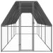 Coteț de păsări pentru exterior, 2x8x2 m, oțel galvanizat - WALTI WALTI