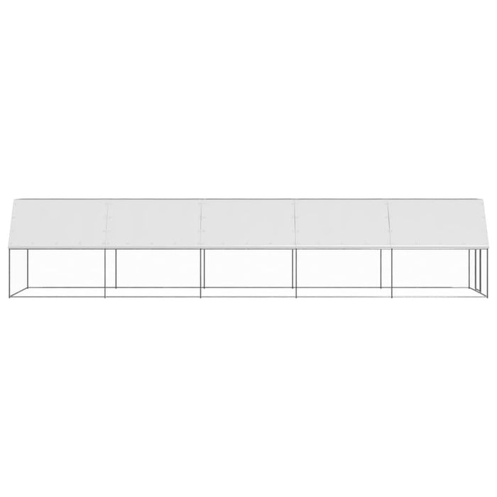 Coteț de păsări pentru exterior, 2x10x2 m, oțel galvanizat - WALTI WALTI