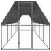 Coteț de păsări pentru exterior, 2x12x2 m, oțel galvanizat - WALTI WALTI