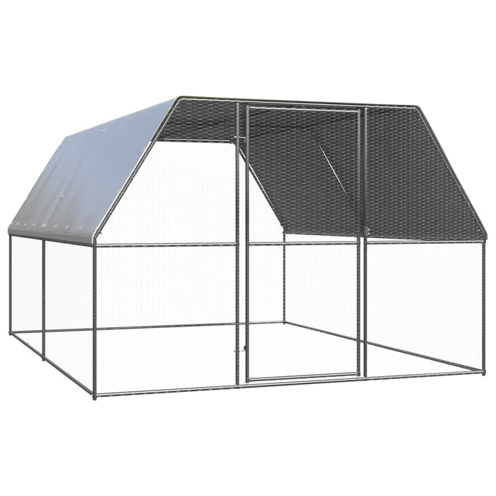 Coteț de păsări pentru exterior, 3x4x2 m, oțel zincat - WALTI WALTI