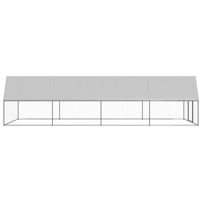 Coteț de păsări pentru exterior, 3x8x2 m, oțel galvanizat - WALTI WALTI