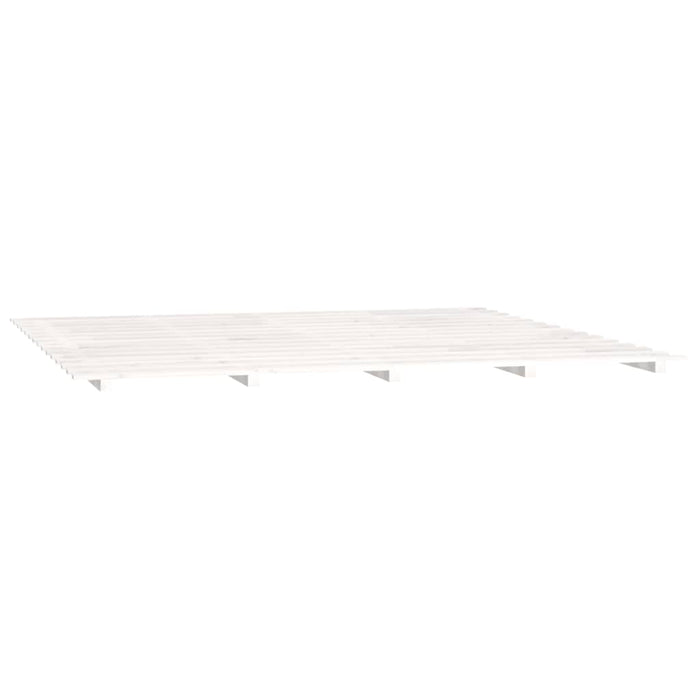 Cadru pat, alb, 180x200 cm, lemn masiv de pin - WALTI WALTI