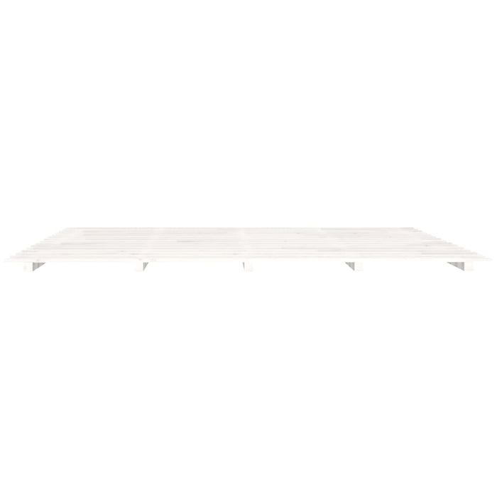 Cadru pat, alb, 180x200 cm, lemn masiv de pin - WALTI WALTI