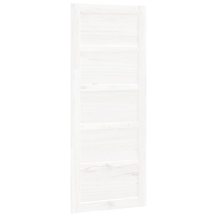 Ușă de hambar, alb, 80x1,8x204,5 cm, lemn masiv de pin WALTI