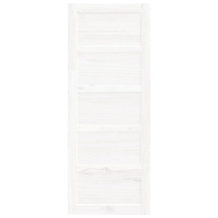 Ușă de hambar, alb, 80x1,8x204,5 cm, lemn masiv de pin WALTI