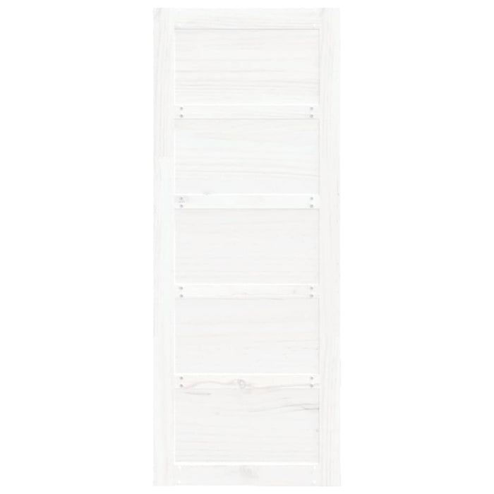 Ușă de hambar, alb, 80x1,8x204,5 cm, lemn masiv de pin WALTI