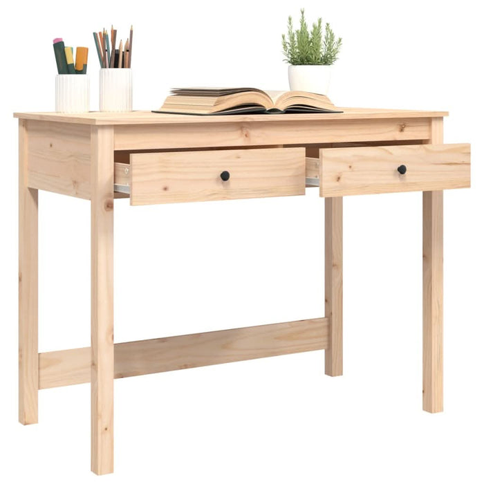 Birou cu sertare, 100x50x78 cm, lemn masiv de pin - WALTI WALTI