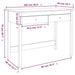 Birou cu sertare, 100x50x78 cm, lemn masiv de pin - WALTI WALTI