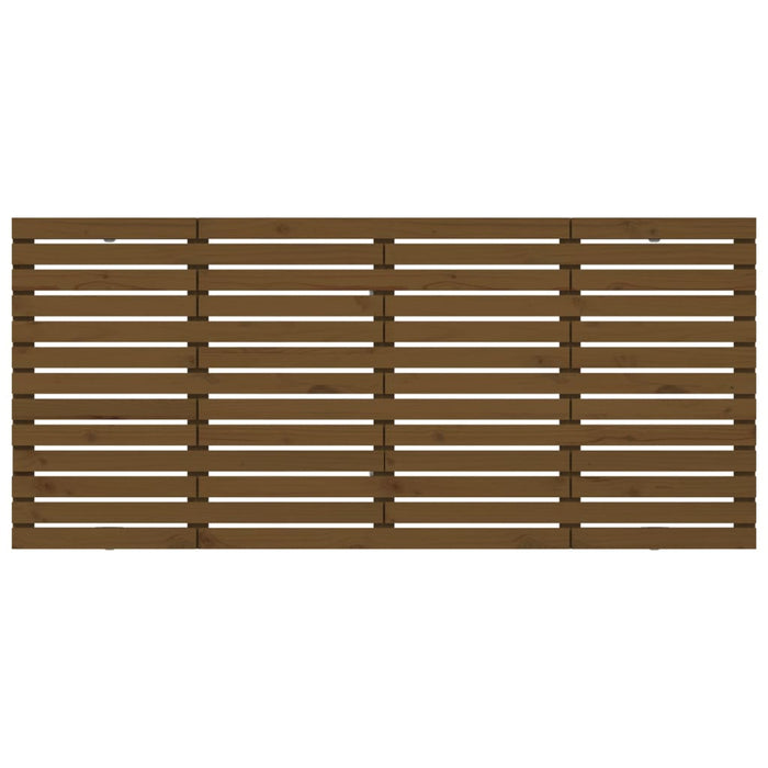 Tăblie de pat pentru perete, maro miere, 206x3x91,5 cm lemn pin - WALTI WALTI