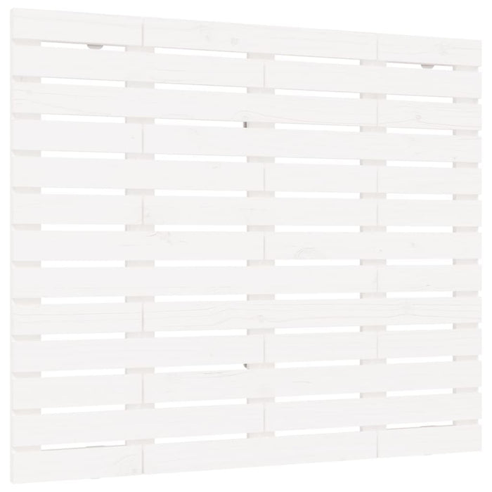 Tăblie de pat pentru perete, alb, 96x3x91,5 cm, lemn masiv pin - WALTI WALTI