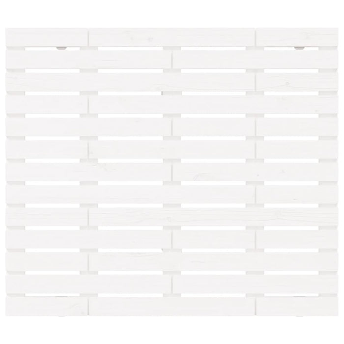 Tăblie de pat pentru perete, alb, 96x3x91,5 cm, lemn masiv pin - WALTI WALTI