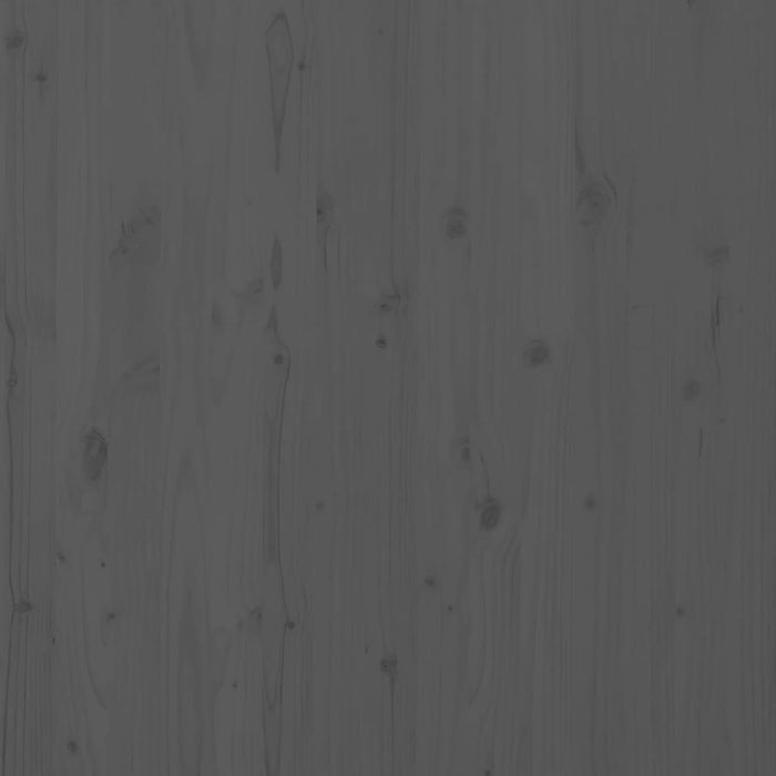 Tăblie de pat pentru perete, gri, 96x3x91,5 cm, lemn masiv pin - WALTI WALTI