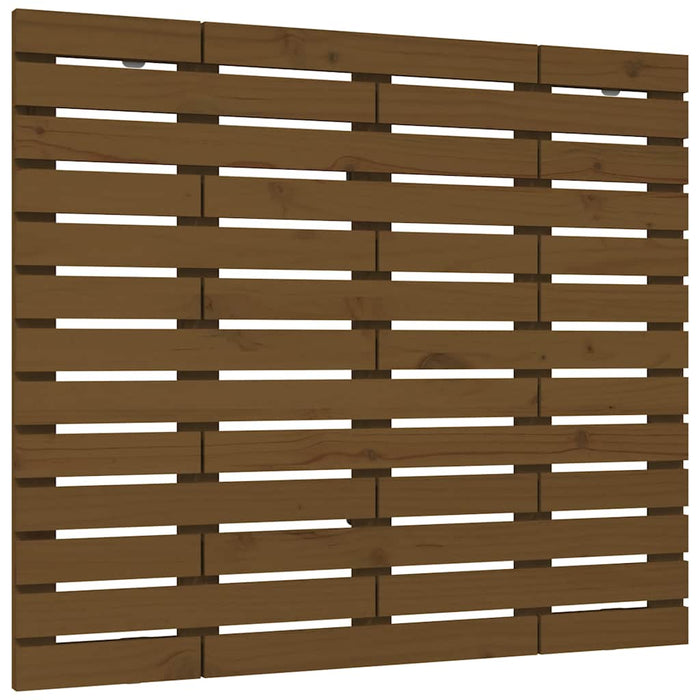Tăblie de pat pentru perete, maro miere, 96x3x91,5 cm, lemn pin - WALTI WALTI