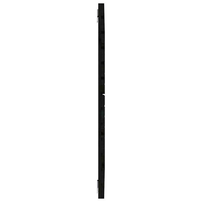 Tăblie de pat pentru perete, negru, 96x3x91,5 cm lemn masiv pin - WALTI WALTI