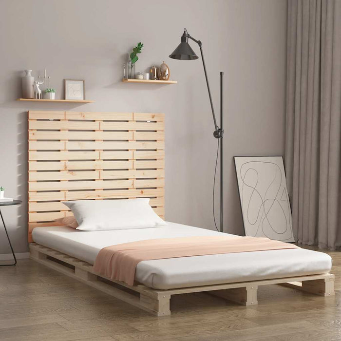 Tăblie de pat pentru perete, 126x3x91,5 cm, lemn masiv de pin - WALTI WALTI