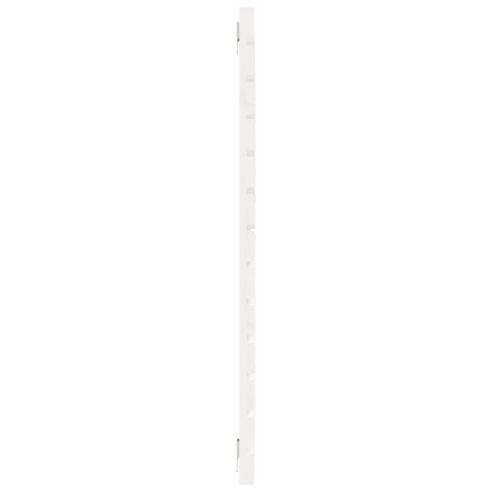 Tăblie de pat pentru perete, alb, 126x3x91,5 cm, lemn masiv pin - WALTI WALTI