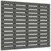 Tăblie de pat pentru perete, gri, 126x3x91,5 cm, lemn masiv pin - WALTI WALTI