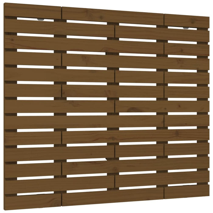 Tăblie de pat pentru perete, maro miere, 126x3x91,5 cm lemn pin - WALTI WALTI