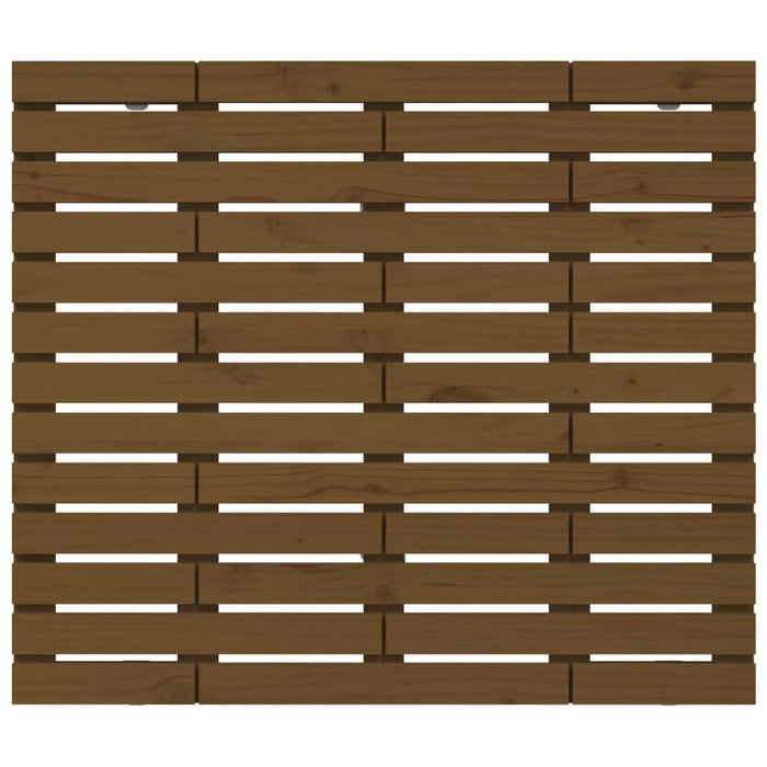 Tăblie de pat pentru perete, maro miere, 126x3x91,5 cm lemn pin - WALTI WALTI