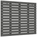 Tăblie de pat pentru perete, gri, 146x3x91,5 cm, lemn masiv pin - WALTI WALTI