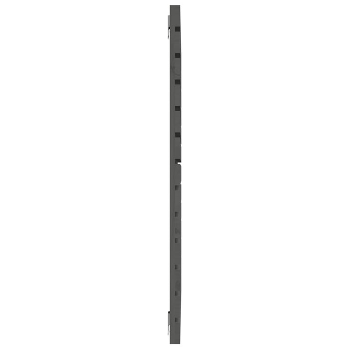 Tăblie de pat pentru perete, gri, 146x3x91,5 cm, lemn masiv pin - WALTI WALTI