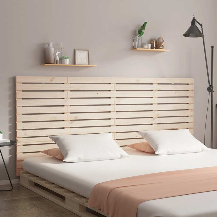 Tăblie de pat pentru perete, 156x3x91,5 cm, lemn masiv de pin - WALTI WALTI