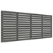 Tăblie de pat pentru perete, gri, 156x3x91,5 cm, lemn masiv pin - WALTI WALTI