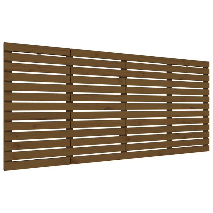 Tăblie de pat pentru perete, maro miere, 156x3x91,5 cm lemn pin - WALTI WALTI