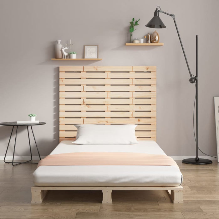 Tăblie de pat pentru perete, 81x3x91,5 cm, lemn masiv de pin - WALTI WALTI