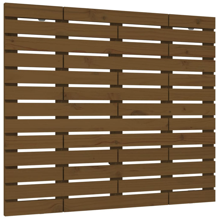Tăblie de pat pentru perete, maro miere, 81x3x91,5 cm, lemn pin - WALTI WALTI