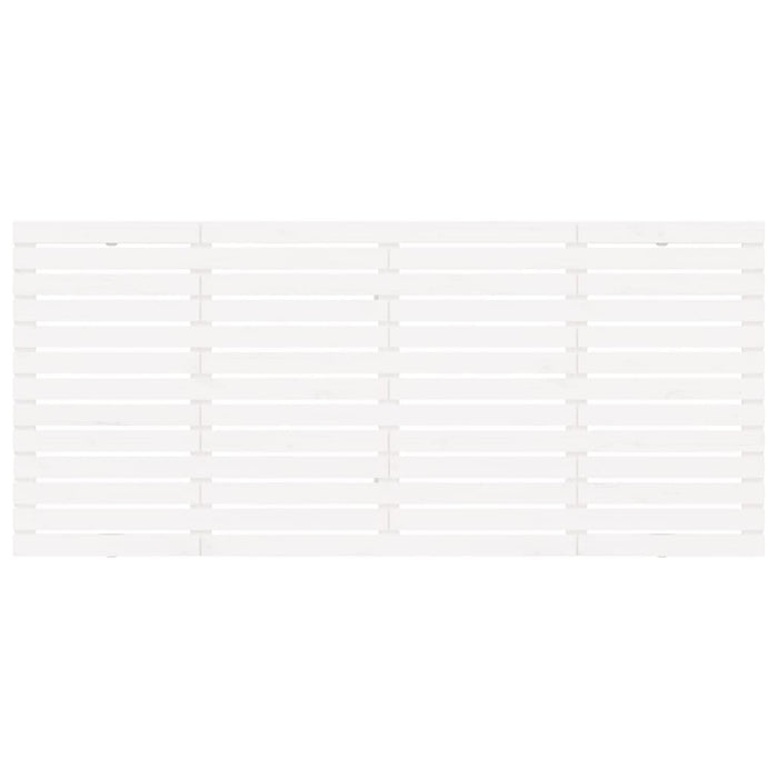 Tăblie de pat pentru perete, alb, 166x3x91,5 cm, lemn masiv pin - WALTI WALTI