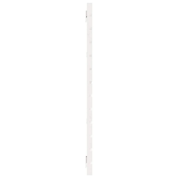 Tăblie de pat pentru perete, alb, 166x3x91,5 cm, lemn masiv pin - WALTI WALTI