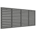 Tăblie de pat pentru perete, gri, 166x3x91,5 cm, lemn masiv pin - WALTI WALTI