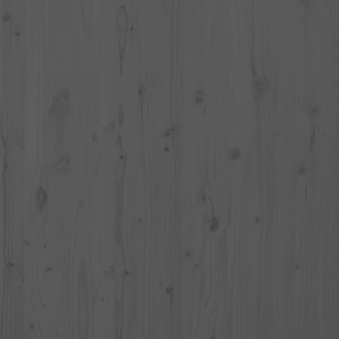 Tăblie de pat pentru perete, gri, 166x3x91,5 cm, lemn masiv pin - WALTI WALTI