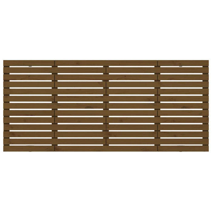 Tăblie de pat pentru perete maro miere, 166x3x91,5 cm, lemn pin - WALTI WALTI