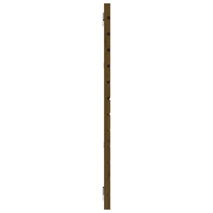 Tăblie de pat pentru perete maro miere, 166x3x91,5 cm, lemn pin - WALTI WALTI