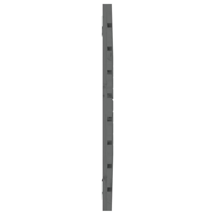 Tăblie de pat pentru perete, gri, 106x3x63 cm, lemn masiv pin - WALTI WALTI