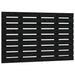 Tăblie de pat pentru perete, negru, 106x3x63 cm, lemn masiv pin - WALTI WALTI