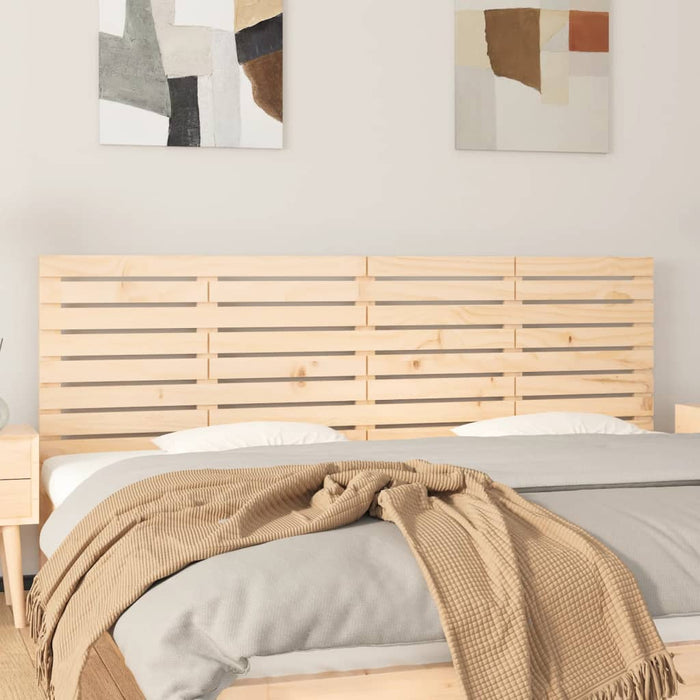 Tăblie de pat pentru perete, 206x3x63 cm, lemn masiv de pin - WALTI WALTI