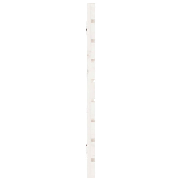Tăblie de pat pentru perete, alb, 206x3x63 cm, lemn masiv pin - WALTI WALTI